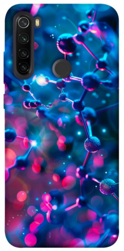 Чехол itsPrint Neon molucula для Xiaomi Redmi Note 8T
