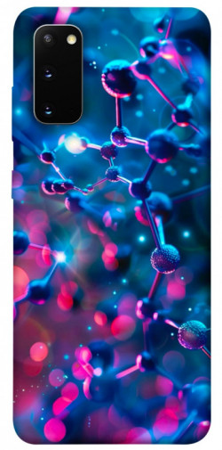 Чохол itsPrint Neon molucula для Samsung Galaxy S20