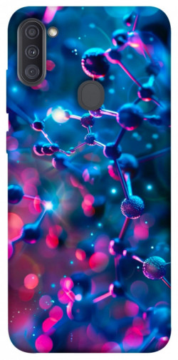 Чохол itsPrint Neon molucula для Samsung Galaxy A11