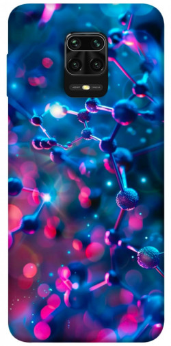 Чехол itsPrint Neon molucula для Xiaomi Redmi Note 9s / Note 9 Pro / Note 9 Pro Max