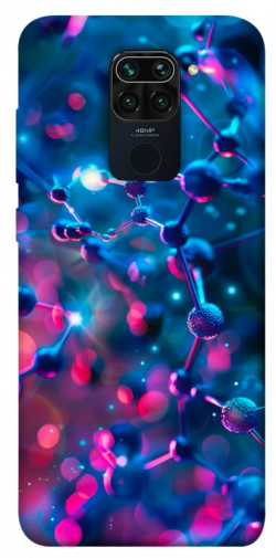 Чохол itsPrint Neon molucula для Xiaomi Redmi Note 9 / Redmi 10X