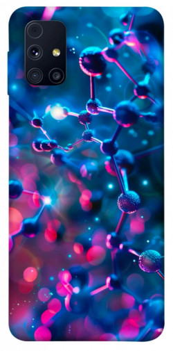 Чохол itsPrint Neon molucula для Samsung Galaxy M31s