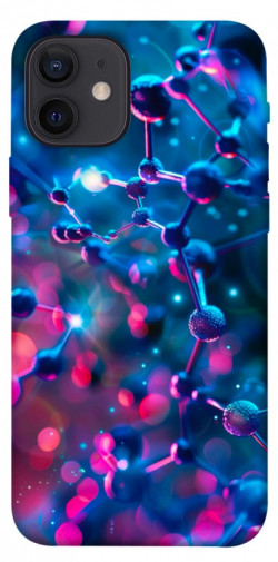 Чохол itsPrint Neon molucula для Apple iPhone 12 Pro (6.1")