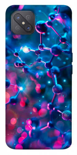 Чохол itsPrint Neon molucula для Oppo A92s