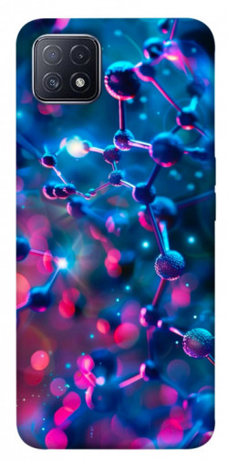 Чохол itsPrint Neon molucula для Oppo A73