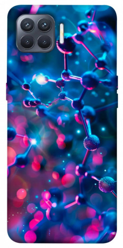 Чохол itsPrint Neon molucula для Oppo Reno 4 Lite