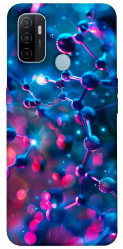 Чохол itsPrint Neon molucula для Oppo A53 / A32 / A33