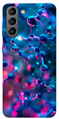 Чехол itsPrint Neon molucula для Samsung Galaxy S21