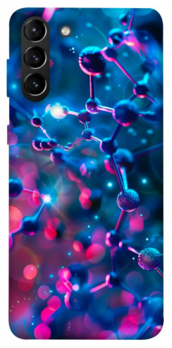 Чохол itsPrint Neon molucula для Samsung Galaxy S21+