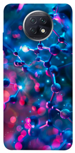 Чехол itsPrint Neon molucula для Xiaomi Redmi Note 9 5G / Note 9T