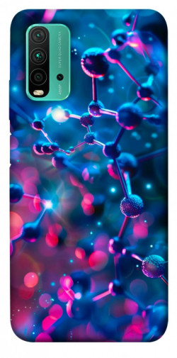 Чехол itsPrint Neon molucula для Xiaomi Redmi Note 9 4G / Redmi 9 Power / Redmi 9T