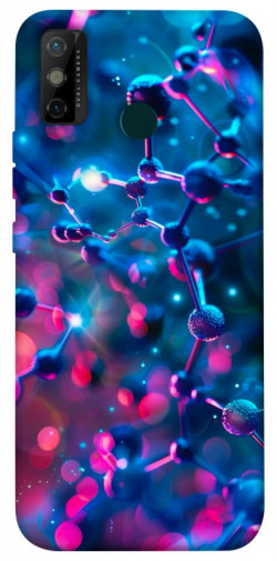 Чохол itsPrint Neon molucula для TECNO Spark 6 Go