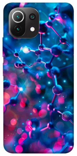 Чохол itsPrint Neon molucula для Xiaomi Mi 11 Lite