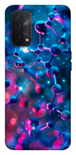 Чохол itsPrint Neon molucula для Oppo A54 4G