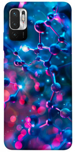 Чохол itsPrint Neon molucula для Xiaomi Redmi Note 10 5G