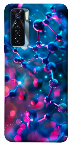 Чехол itsPrint Neon molucula для TECNO Camon 17 Pro