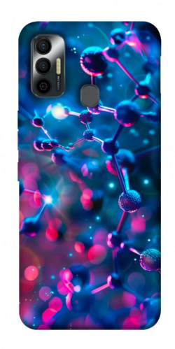 Чехол itsPrint Neon molucula для TECNO Spark 7