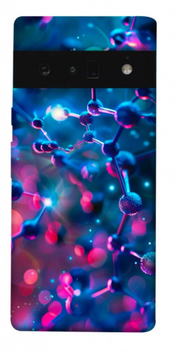 Чехол itsPrint Neon molucula для Google Pixel 6 Pro