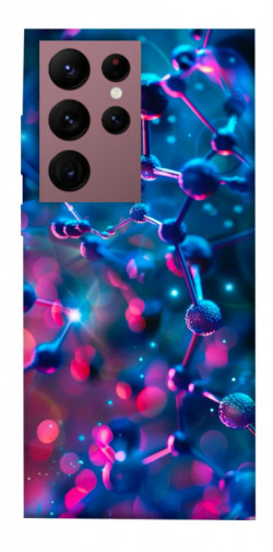 Чехол itsPrint Neon molucula для Samsung Galaxy S22 Ultra