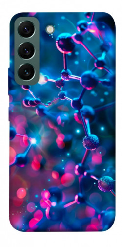 Чехол itsPrint Neon molucula для Samsung Galaxy S22