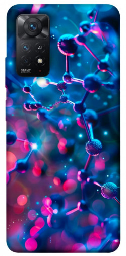 Чехол itsPrint Neon molucula для Xiaomi Redmi Note 11 Pro 4G/5G