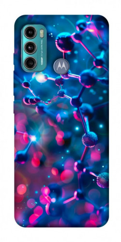 Чохол itsPrint Neon molucula для Motorola Moto G60