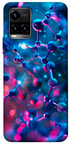 Чехол itsPrint Neon molucula для Vivo Y21 / Y33s