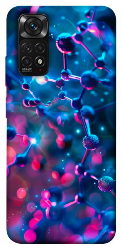 Чохол itsPrint Neon molucula для Xiaomi Redmi Note 11 (Global) / Note 11S