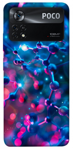 Чехол itsPrint Neon molucula для Xiaomi Poco X4 Pro 5G