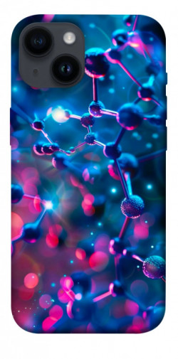 Чохол itsPrint Neon molucula для Apple iPhone 14 (6.1")