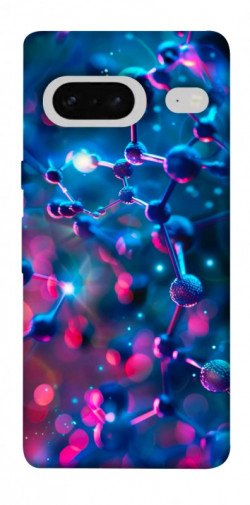 Чохол itsPrint Neon molucula для Google Pixel 7