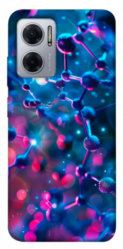 Чохол itsPrint Neon molucula для Xiaomi Redmi Note 11E