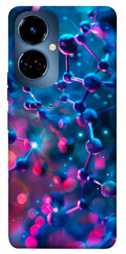 Чехол itsPrint Neon molucula для TECNO Camon 19 (CI6n) / 19 Pro (CI8n)