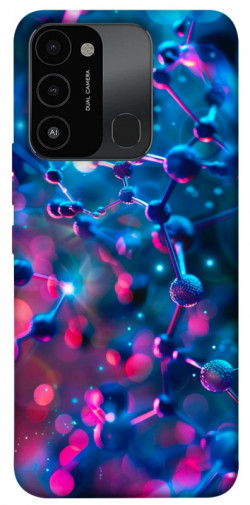 Чехол itsPrint Neon molucula для Tecno Spark Go 2022 (KG5m)