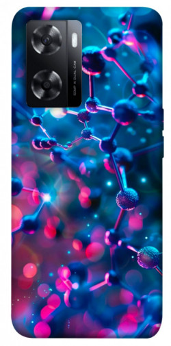 Чохол itsPrint Neon molucula для Oppo A57s
