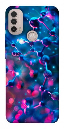 Чохол itsPrint Neon molucula для Motorola Moto E40