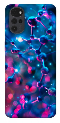 Чохол itsPrint Neon molucula для Motorola Moto G22