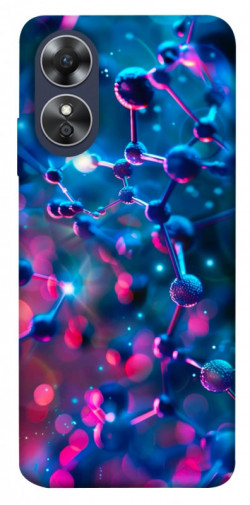 Чохол itsPrint Neon molucula для Oppo A17