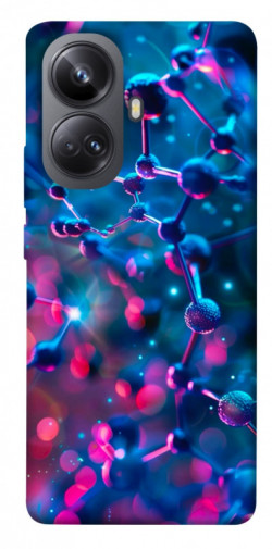 Чохол itsPrint Neon molucula для Realme 10 Pro+