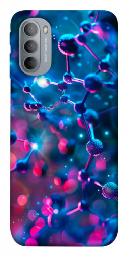 Чохол itsPrint Neon molucula для Motorola Moto G31