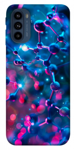 Чохол itsPrint Neon molucula для Motorola Moto G41