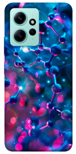 Чехол itsPrint Neon molucula для Xiaomi Redmi Note 12 4G