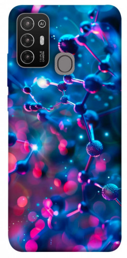 Чохол itsPrint Neon molucula для ZTE Blade A52