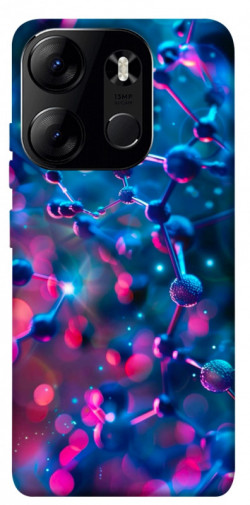 Чехол itsPrint Neon molucula для Tecno Spark Go 2023