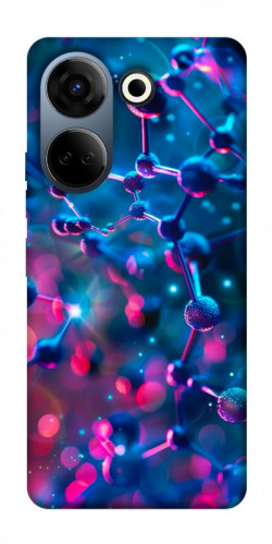 Чехол itsPrint Neon molucula для TECNO Camon 20 Pro (CK7n)