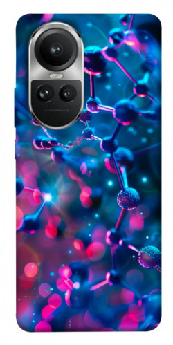 Чохол itsPrint Neon molucula для Oppo Reno 10