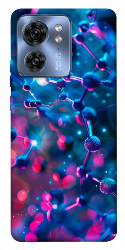 Чохол itsPrint Neon molucula для Motorola Edge 40