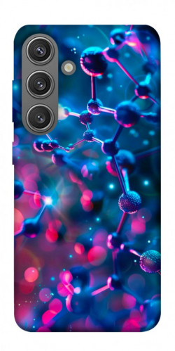 Чохол itsPrint Neon molucula для Samsung Galaxy S24