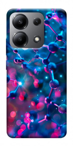 Чехол itsPrint Neon molucula для Xiaomi Redmi Note 13 4G