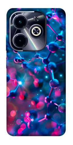 Чехол itsPrint Neon molucula для Infinix Hot 40i